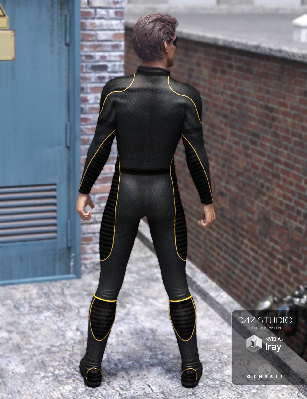 Super Bodysuit For Genesis 3 Males Daz 3d