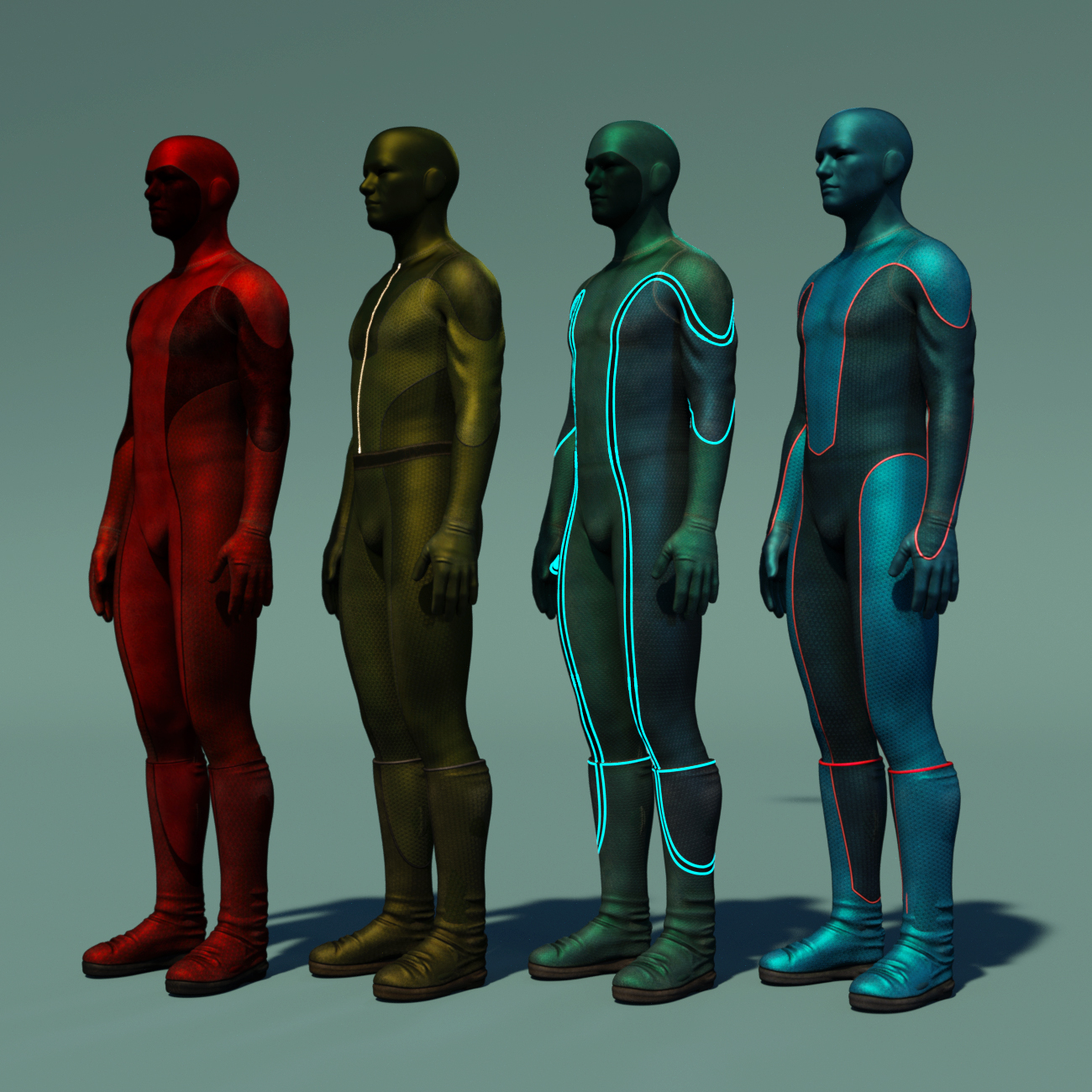 Super Bodysuit New Heroes Textures by: Arien, 3D Models by Daz 3D