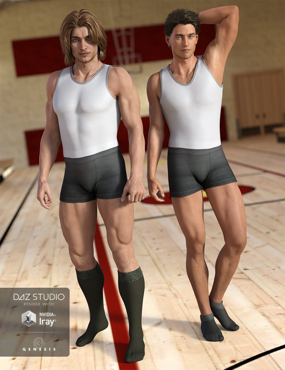 Super Bodysuit Casual Style Textures by: Shox-Design, 3D Models by Daz 3D