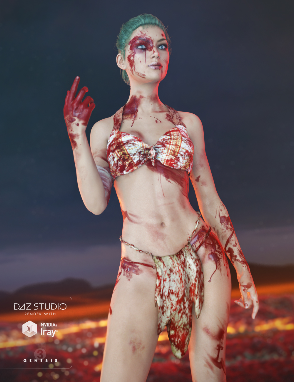 Additional Blood Layers for Genesis 3 Female(s) Additional Blood Layers for Genesis 3 Female(s) by: AlFan, 3D Models by Daz 3D