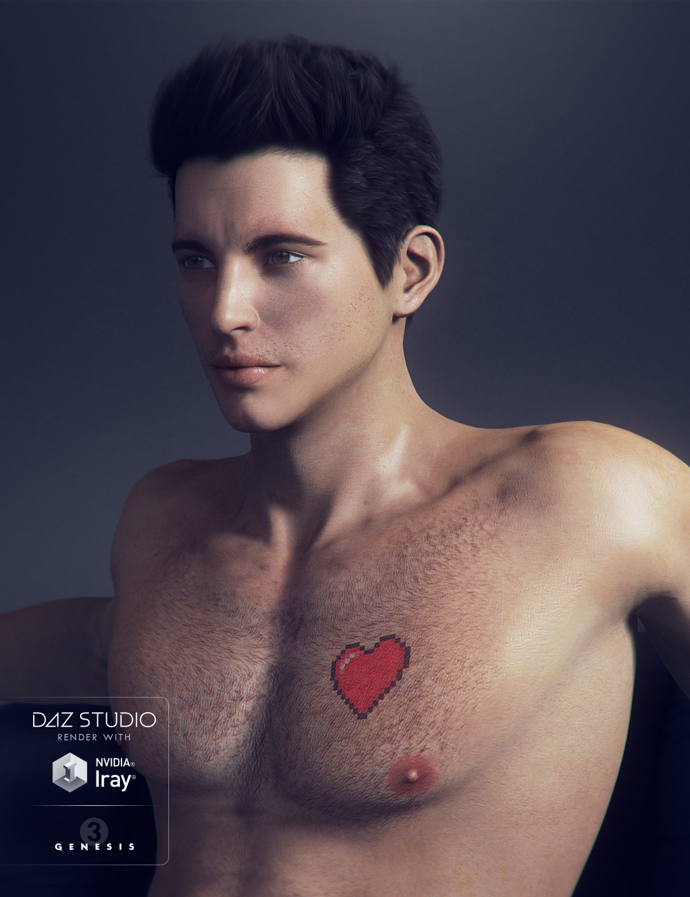 Theo for Genesis 3 Male(s) by: VincentXyooj, 3D Models by Daz 3D