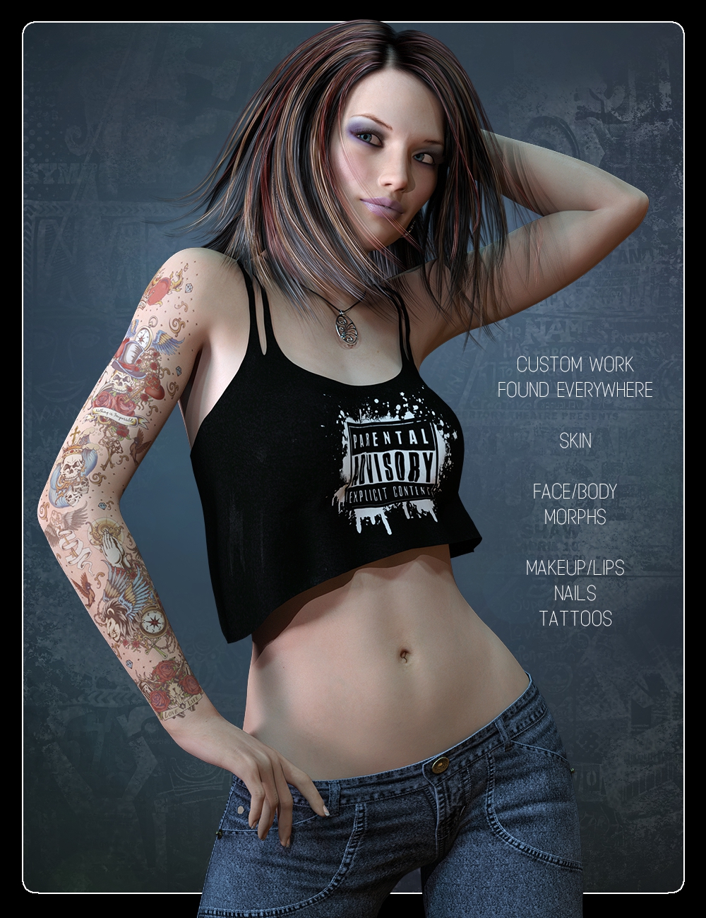LY Stormy by: Lyoness, 3D Models by Daz 3D