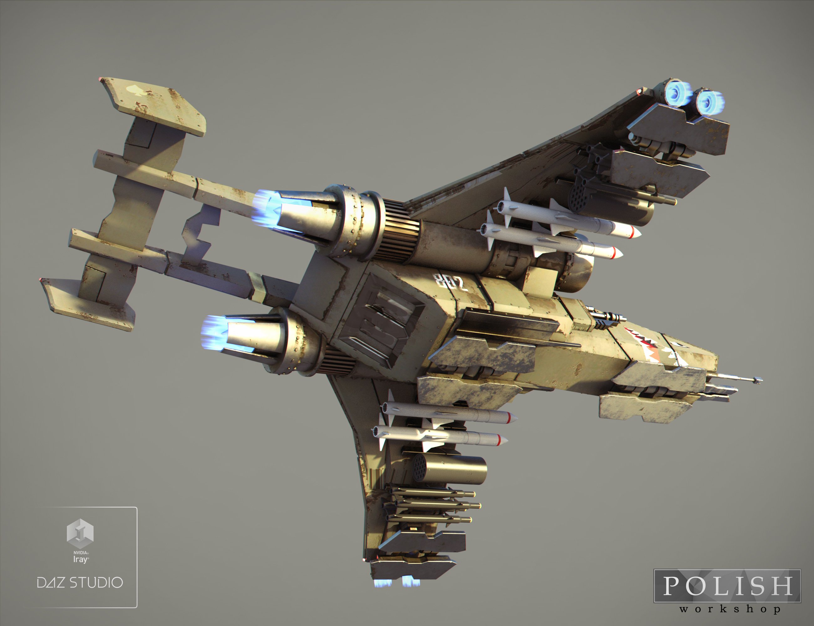 SharkT Air Striker SharkT Air Striker by: Polish, 3D Models by Daz 3D