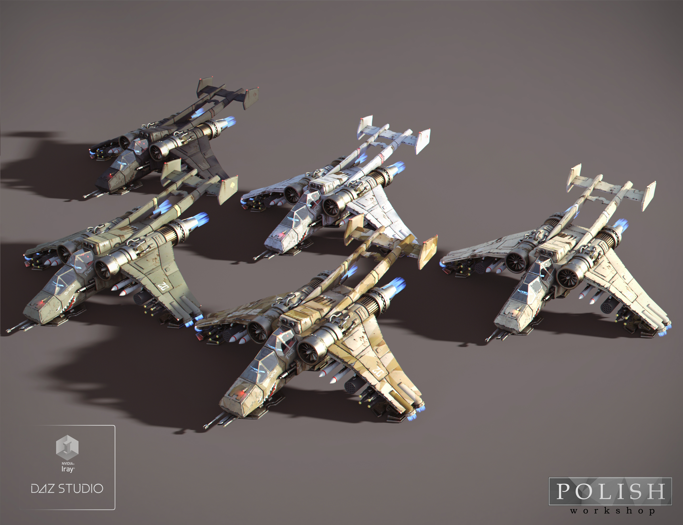 SharkT Air Striker by: Polish, 3D Models by Daz 3D