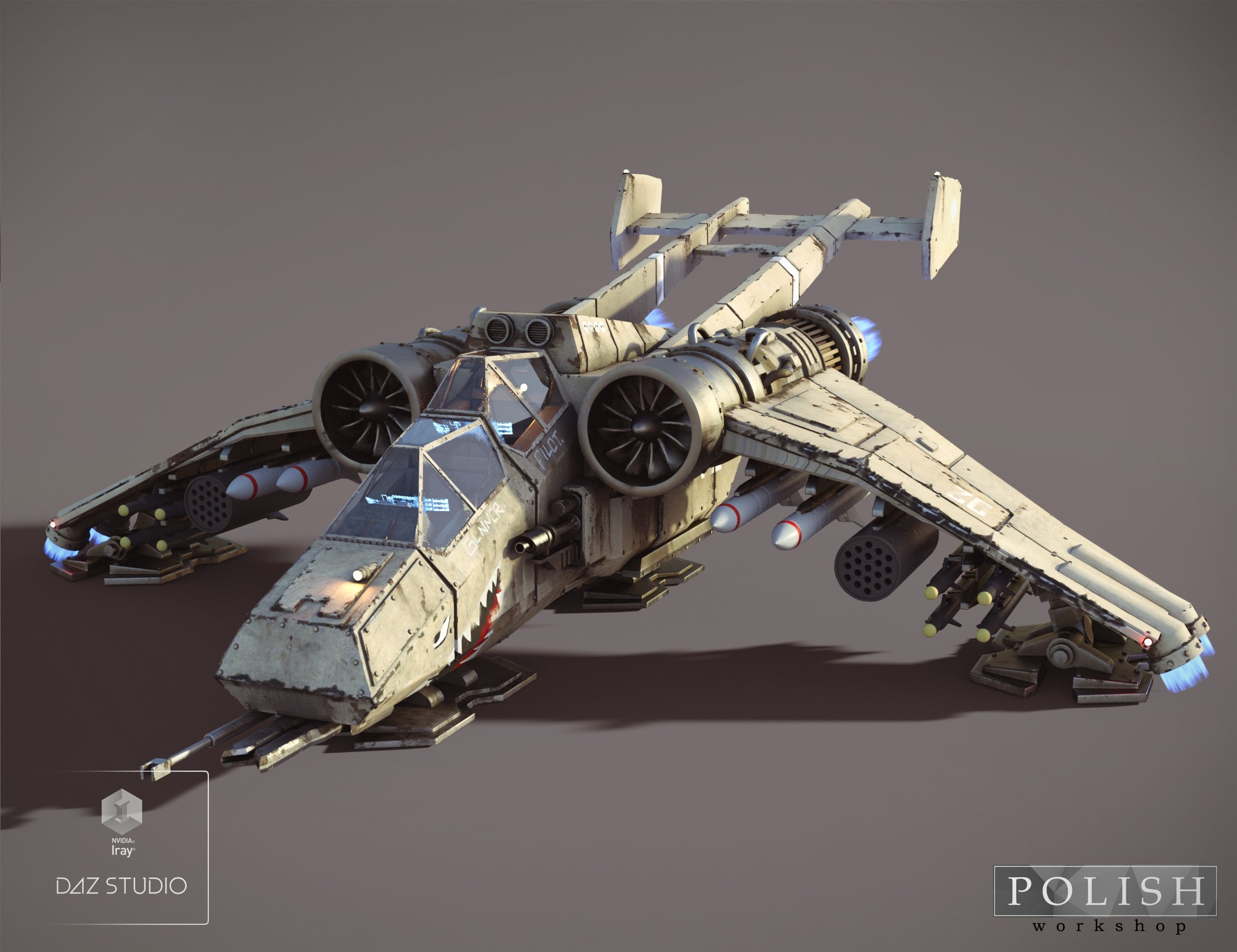 SharkT Air Striker SharkT Air Striker by: Polish, 3D Models by Daz 3D