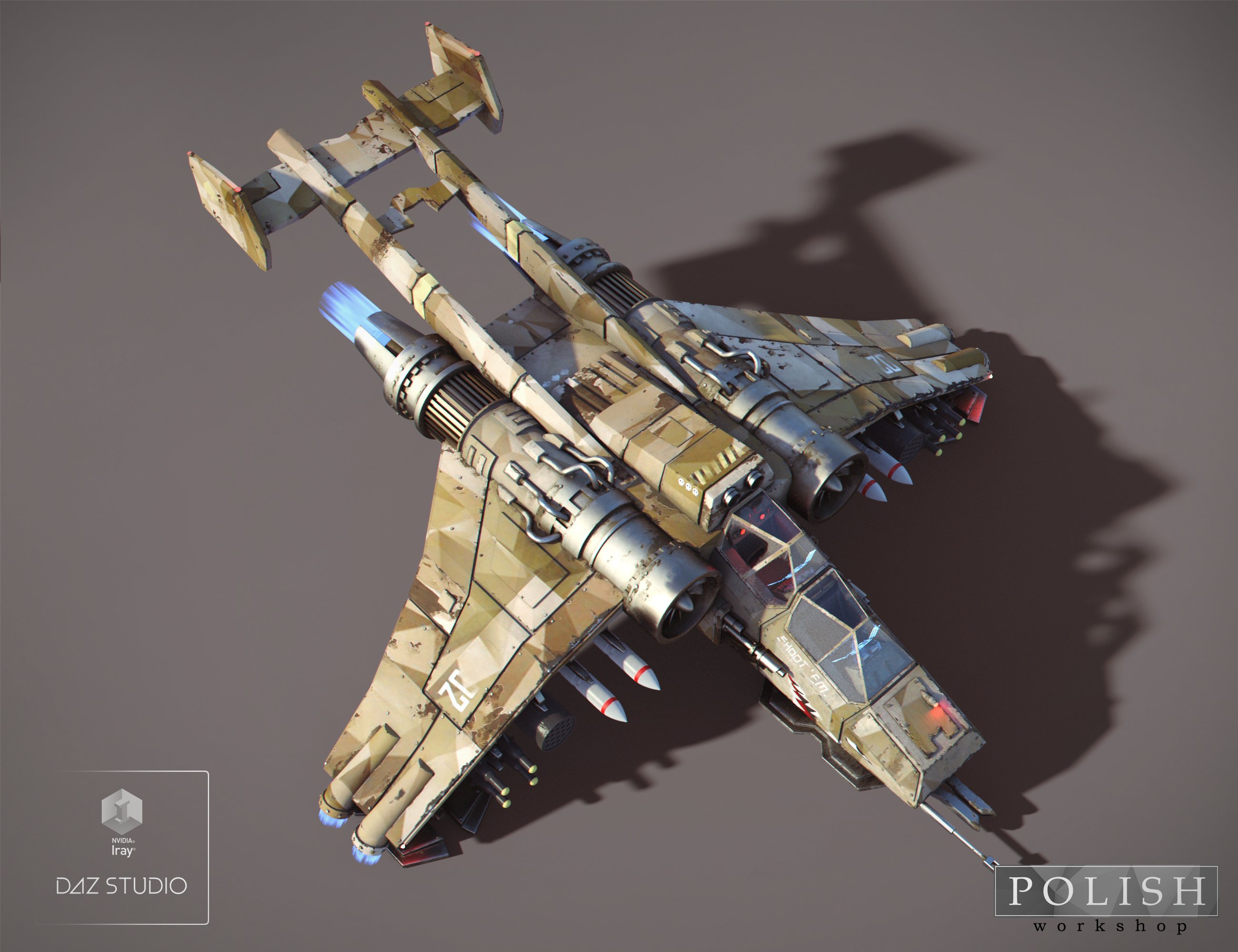 SharkT Air Striker SharkT Air Striker by: Polish, 3D Models by Daz 3D