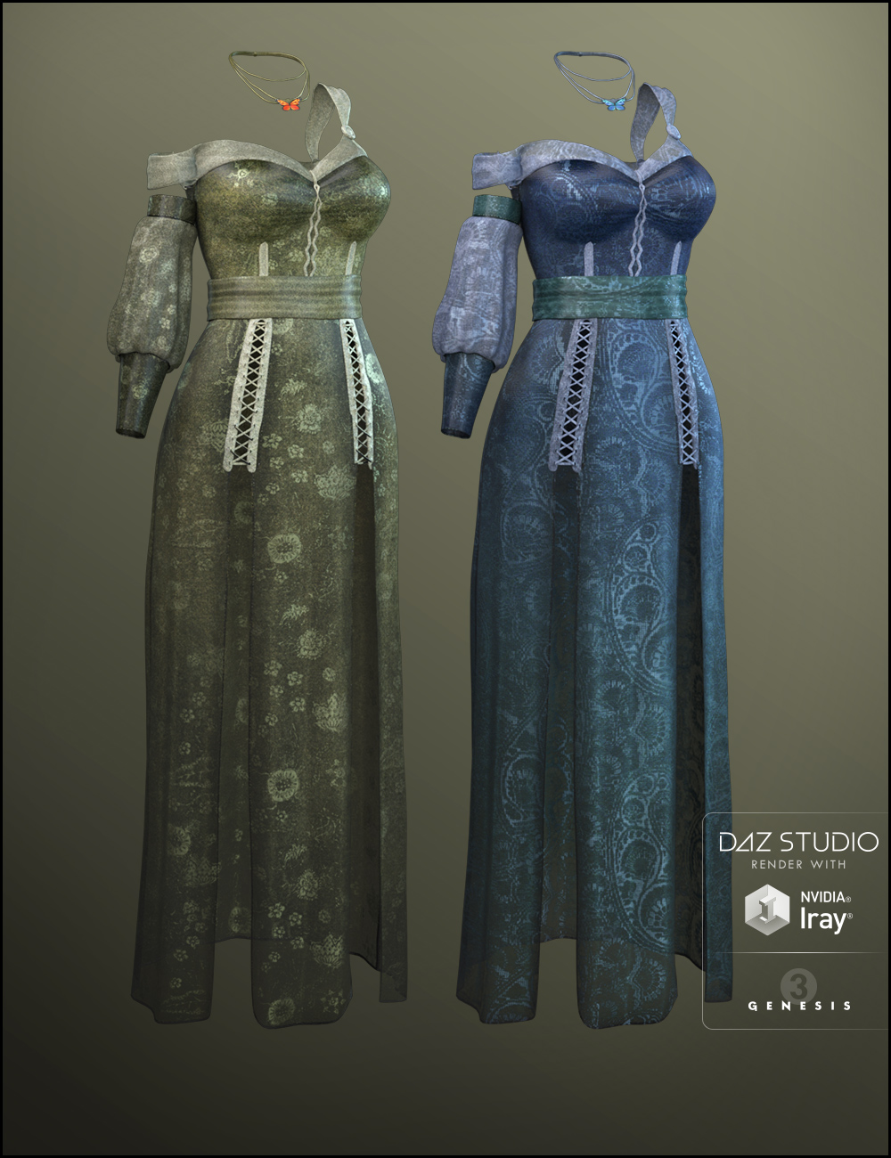 Lothriel Outfit for Genesis 3 Female(s) by: WildDesignsJessaii, 3D Models by Daz 3D