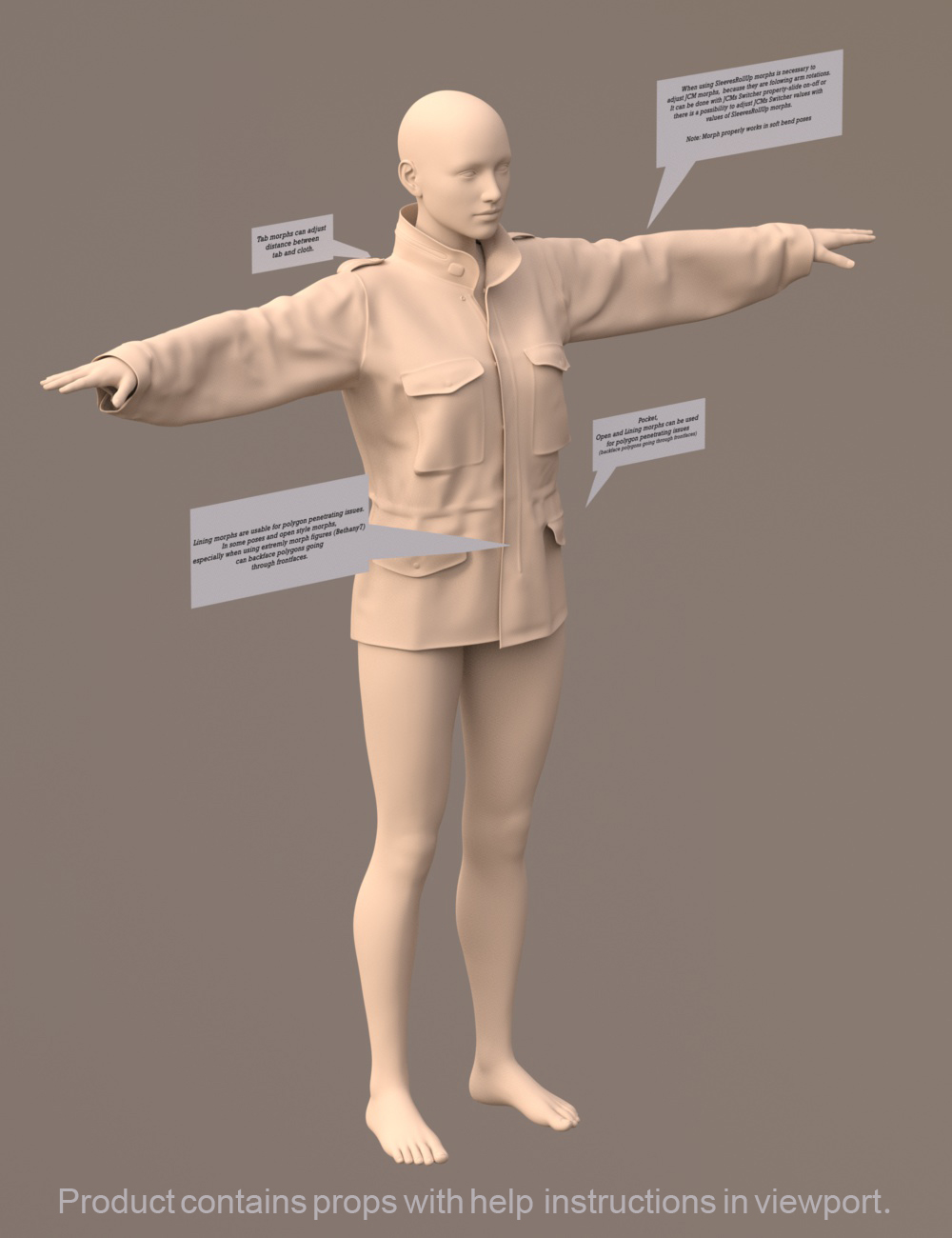 M-65 American Icon for Genesis 3 Female(s) M-65 American Icon for Genesis 3 Female(s) by: Linday, 3D Models by Daz 3D