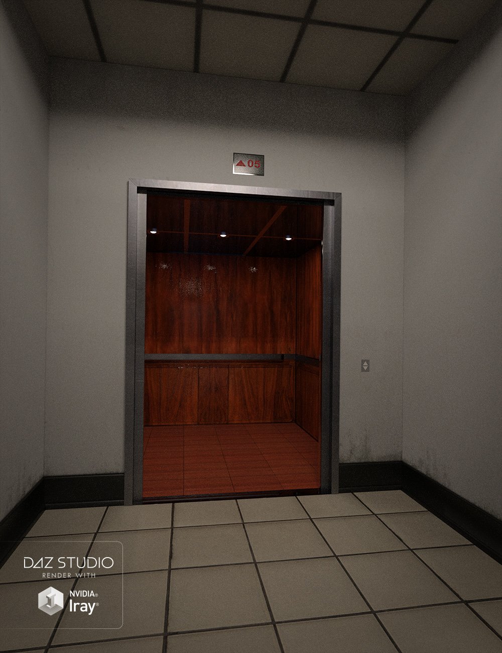 Restricted Corridor Restricted Corridor by: , 3D Models by Daz 3D