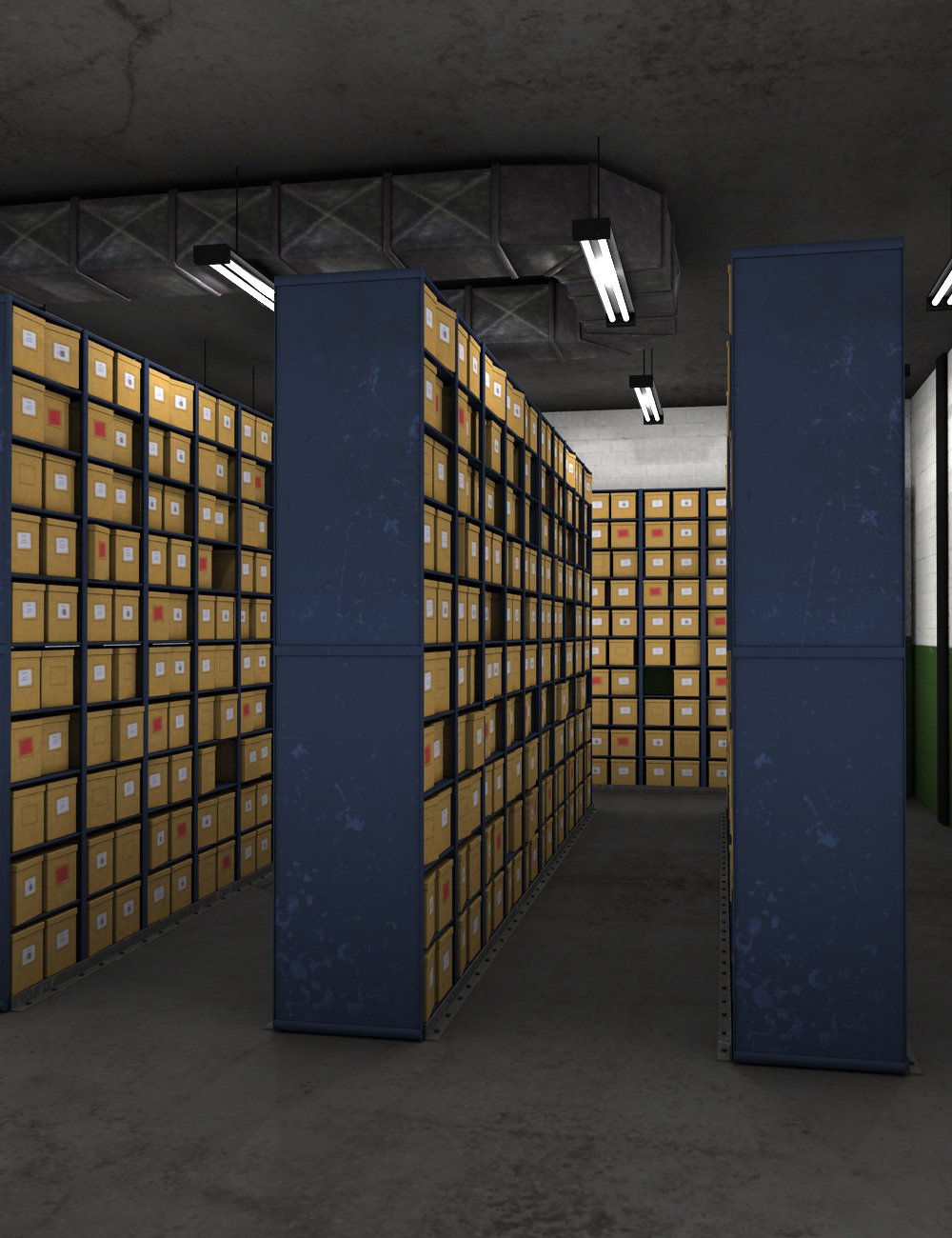 Records Room by: Moonscape Graphics, 3D Models by Daz 3D