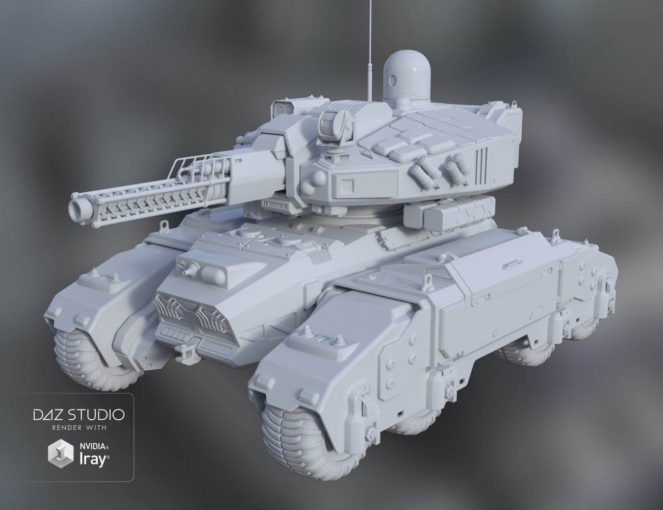 Sci-fi Tank Sci-fi Tank by: petipet, 3D Models by Daz 3D