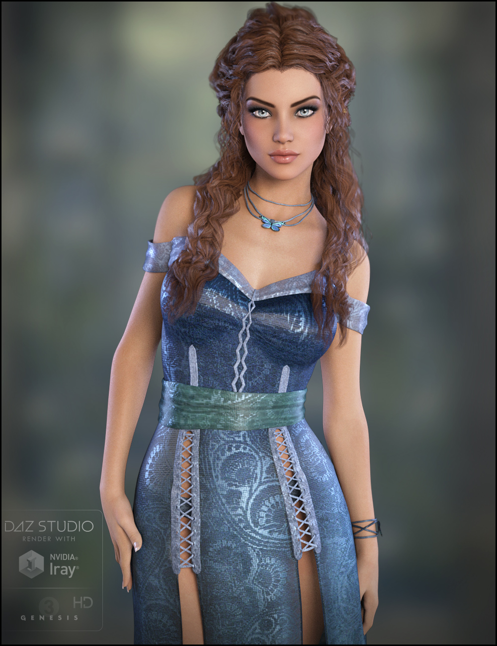 Lorellin for Genesis 3 Female by: Jessaii, 3D Models by Daz 3D