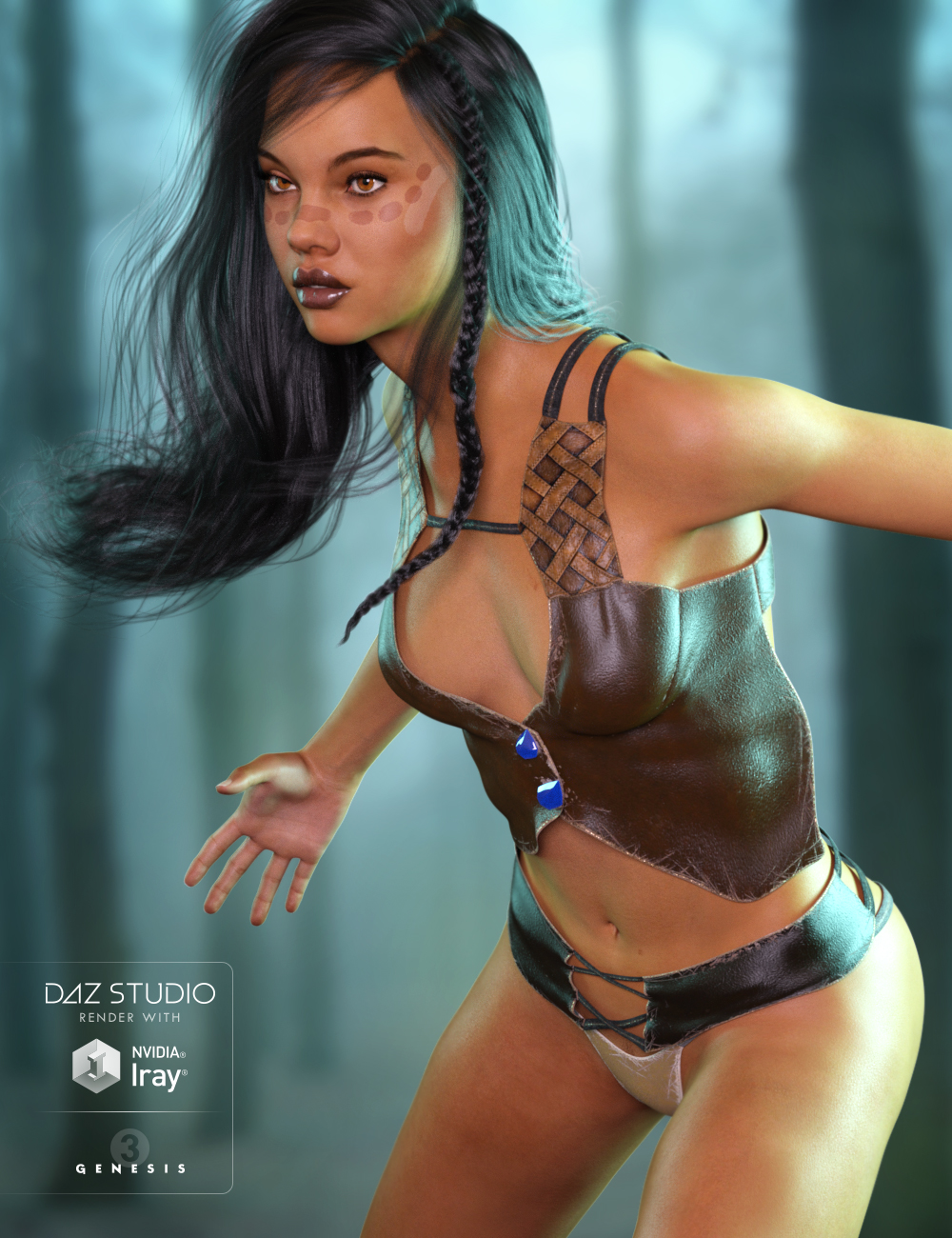 Sapphire HD for Victoria 7 by: Raiya, 3D Models by Daz 3D