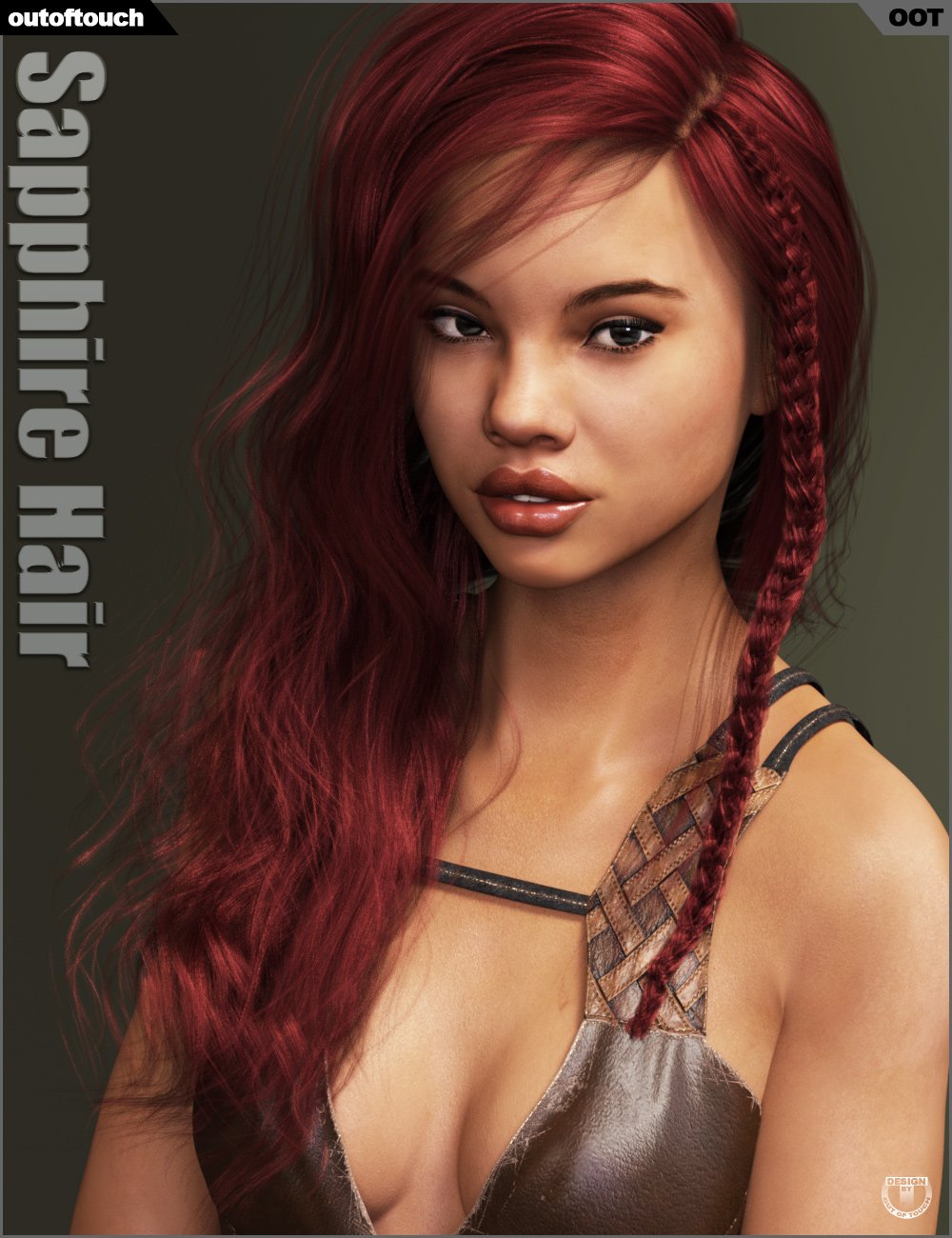 Sapphire Hair | Daz 3D