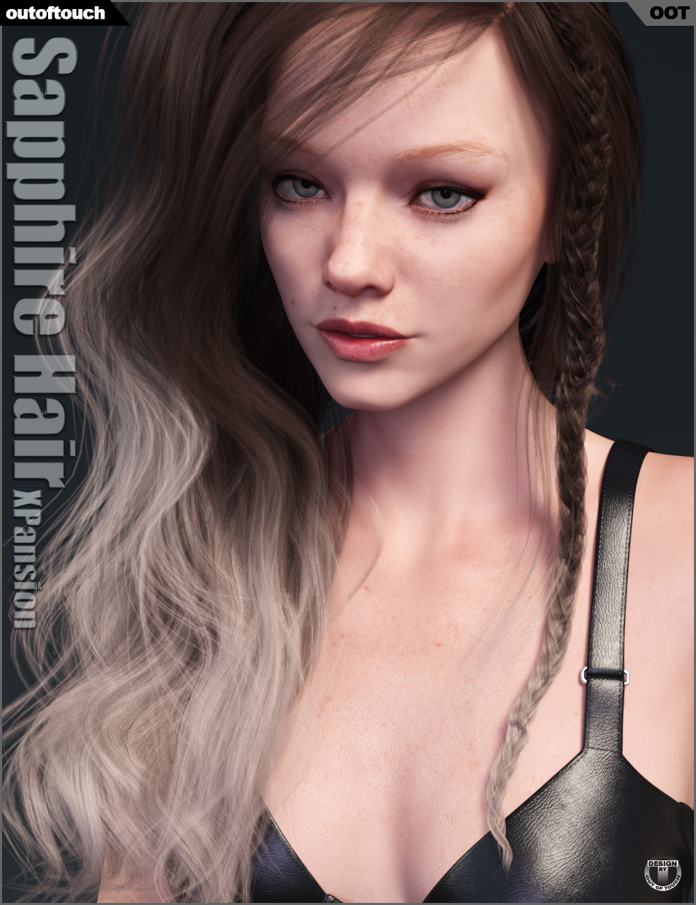 Sapphire Hair Iray Texture XPansion by: outoftouch, 3D Models by Daz 3D