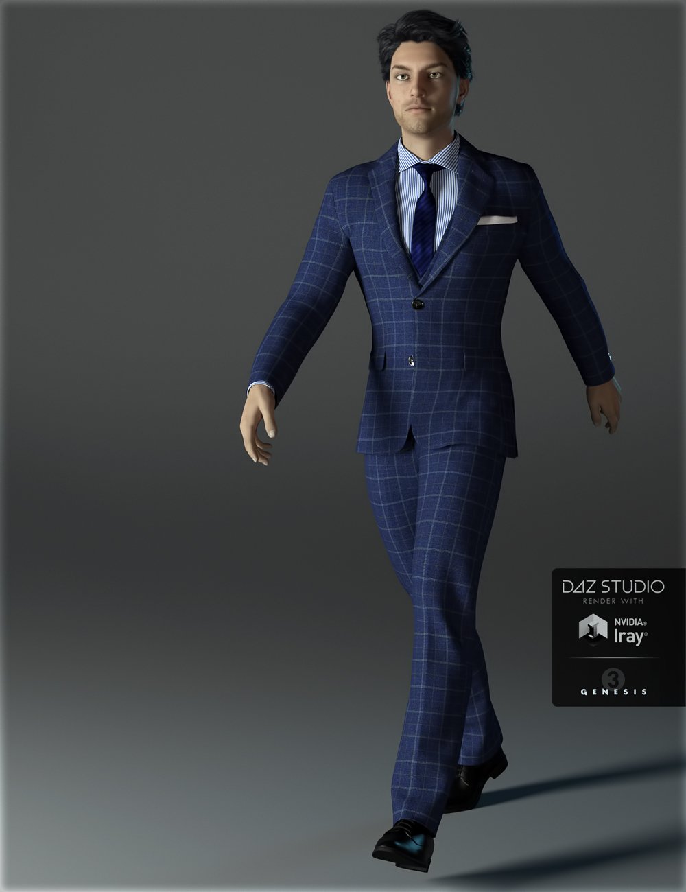 H&C Business Suit A for Genesis 3 Male(s) H&C Business Suit A for Genesis 3 Male(s) by: IH Kang, 3D Models by Daz 3D
