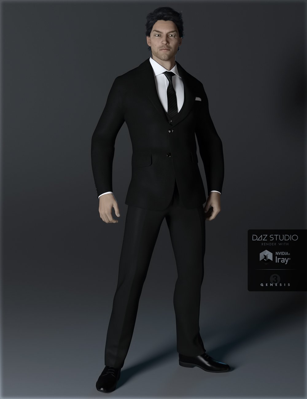 H&C Business Suit A for Genesis 3 Male(s) H&C Business Suit A for Genesis 3 Male(s) by: IH Kang, 3D Models by Daz 3D