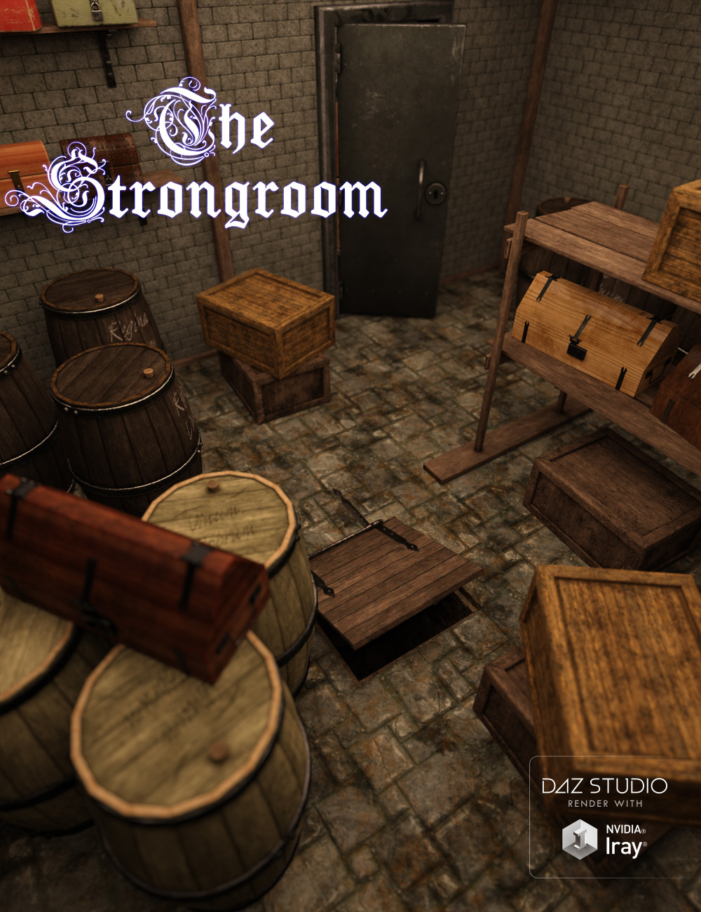 The Strongroom by: Code 66, 3D Models by Daz 3D