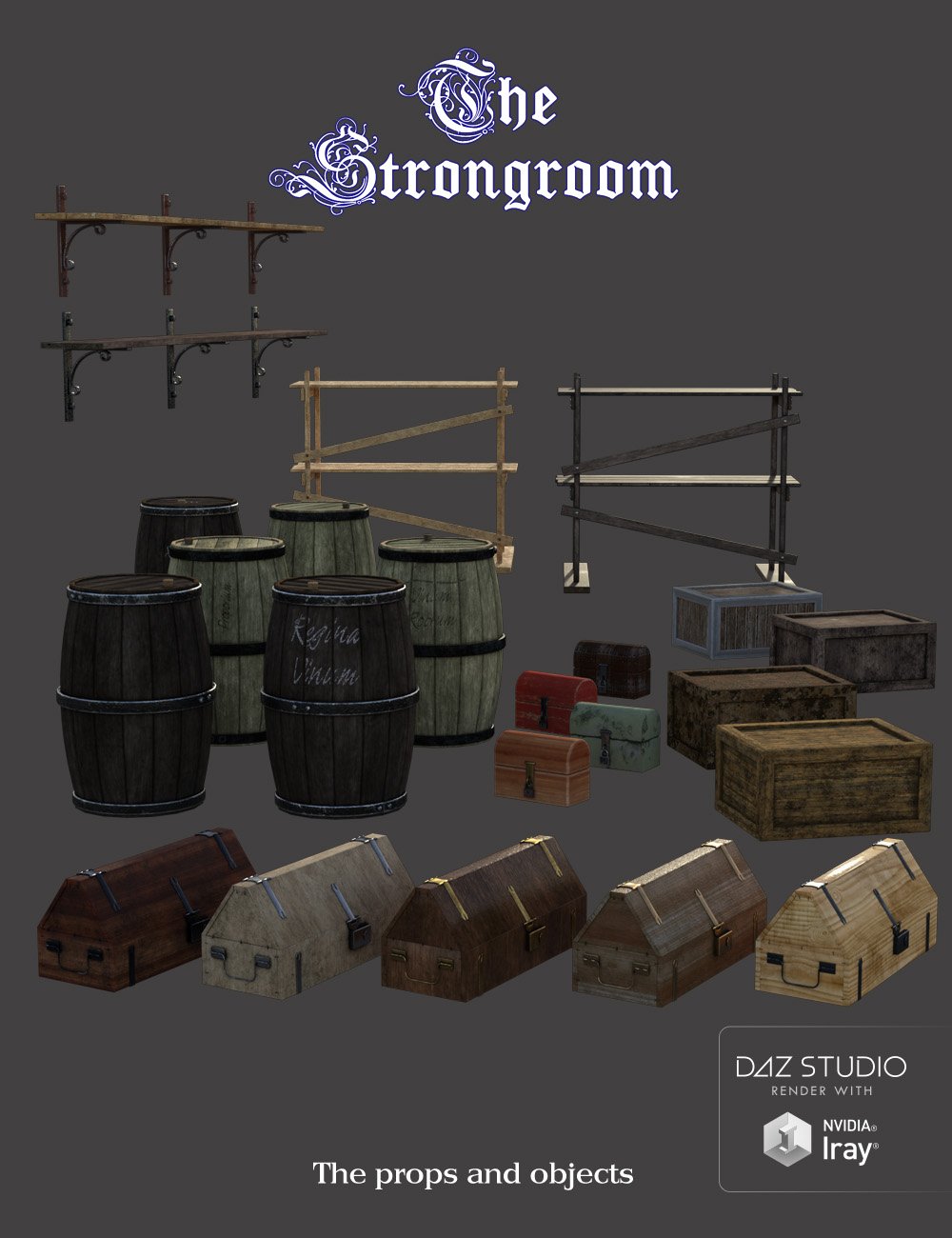 The Strongroom by: Code 66, 3D Models by Daz 3D
