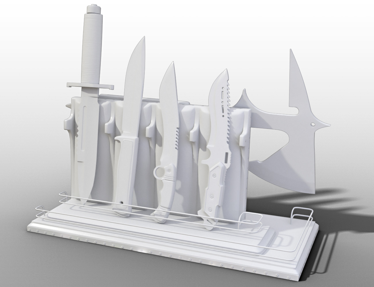 Tactical Knife Set by: , 3D Models by Daz 3D