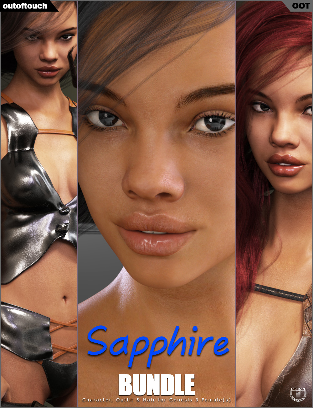 Sapphire Bundle by: Raiyaoutoftouch, 3D Models by Daz 3D