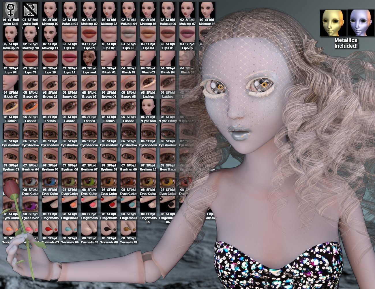 SF Ball Joint Doll Genesis 3 Female(s) SF Ball Joint Doll Genesis 3 Female(s) by: SickleyieldFuseling, 3D Models by Daz 3D