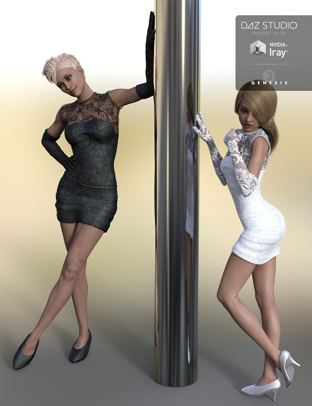 Femme Fatale Cocktail Dress for Genesis 3 Female(s) Femme Fatale Cocktail Dress for Genesis 3 Female(s) by: ile-avalon, 3D Models by Daz 3D