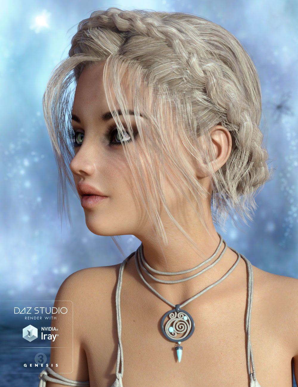 Anjou Hair Daz 3D