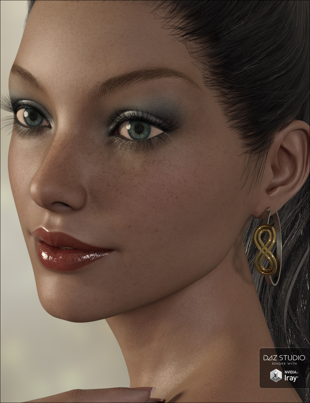Classy Hoops for Genesis 3 Female(s) by: Sveva, 3D Models by Daz 3D