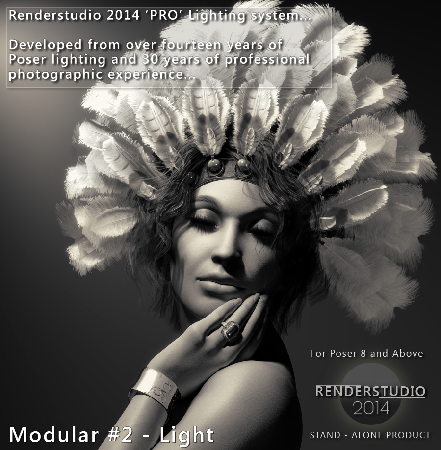 Render Studio Modular 1-4 + Scenes for Poser by: Colm JacksonRuntimeDNA, 3D Models by Daz 3D