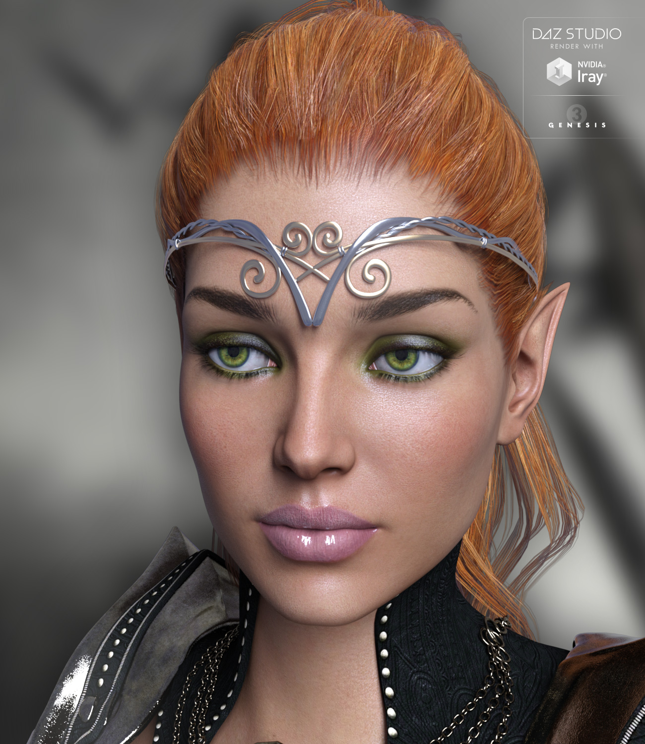 Ascension Headwear for Genesis 3 Female(s) by: LilflameSveva, 3D Models by Daz 3D