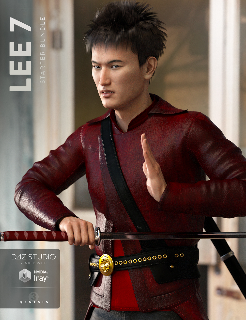Lee 7 Starter Bundle by: , 3D Models by Daz 3D