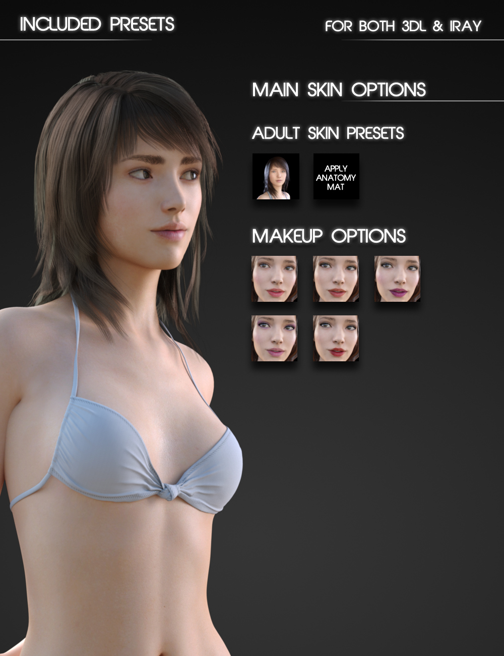 Growing Up Skin for Genesis 3 Female(s) Adult Add-on by: RaiyaZev0, 3D Models by Daz 3D
