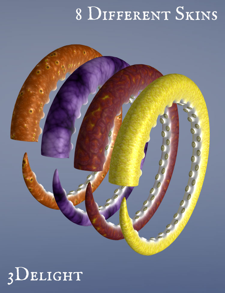 Widdershins The Tentacle by: , 3D Models by Daz 3D