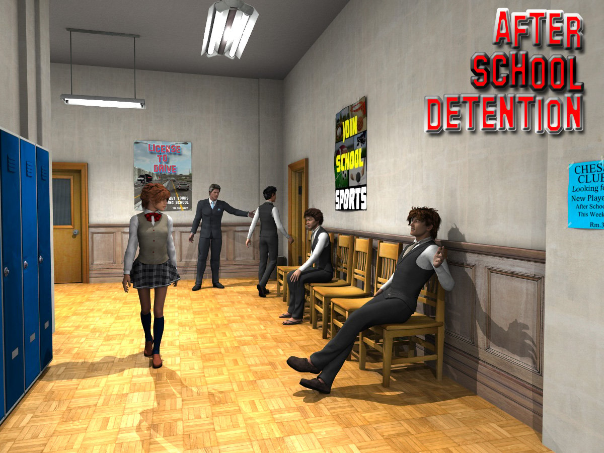 After School Detention Daz 3d 