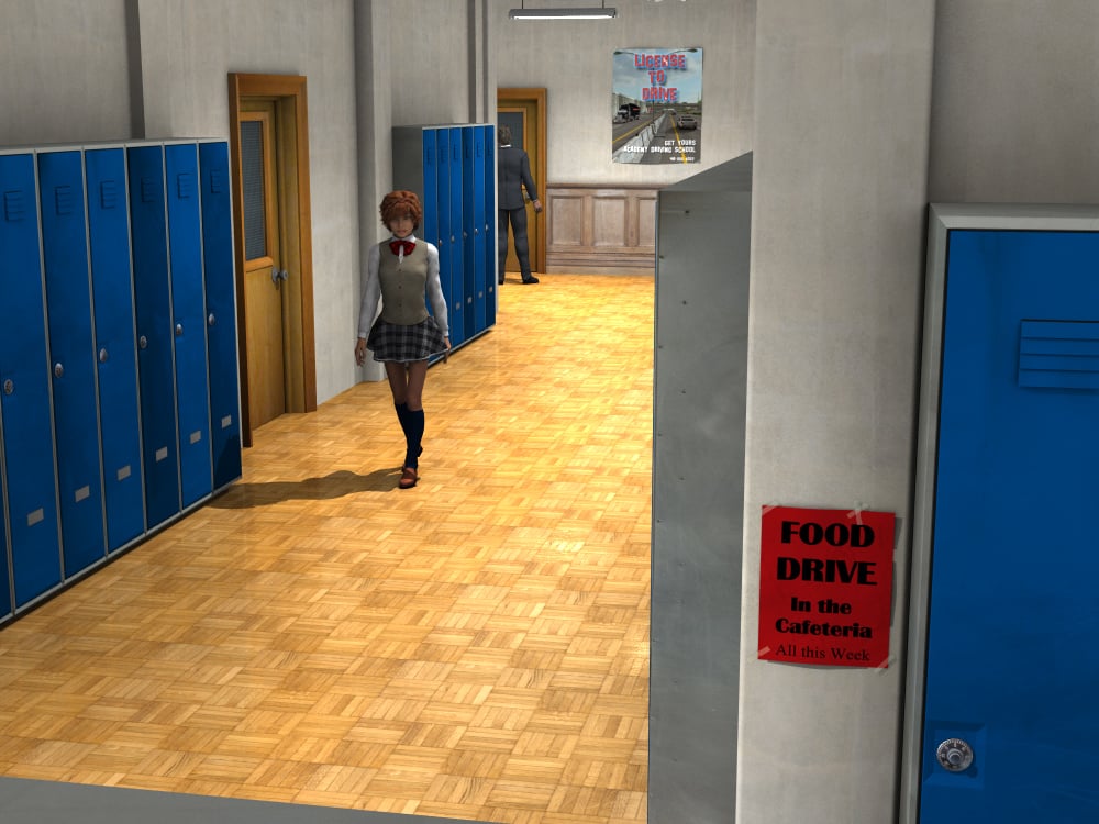 After School Detention by: FirstBastion, 3D Models by Daz 3D