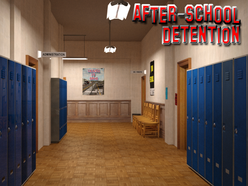 After School Detention by: FirstBastion, 3D Models by Daz 3D