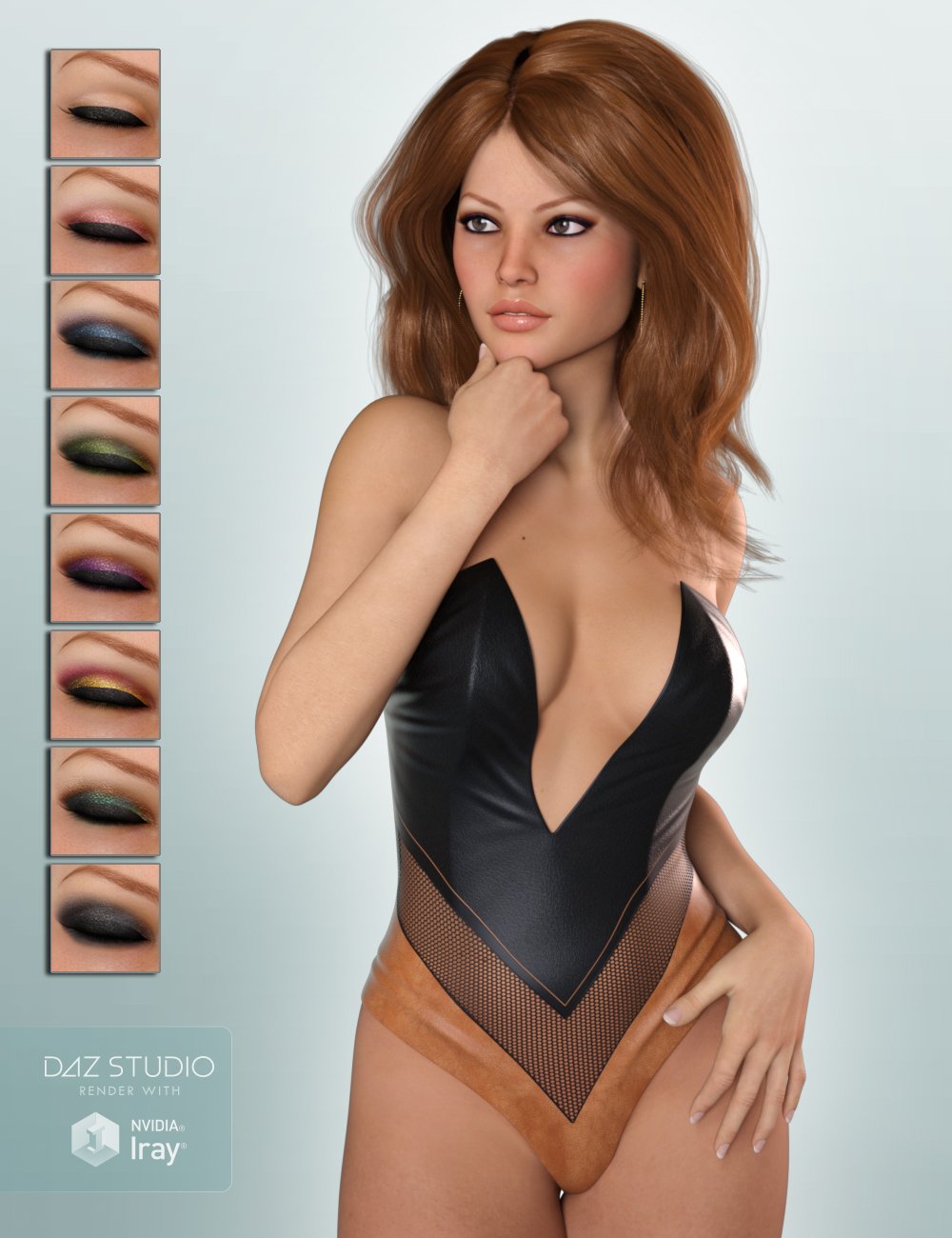 Nora for Genesis 3 Female(s) by: Freja, 3D Models by Daz 3D