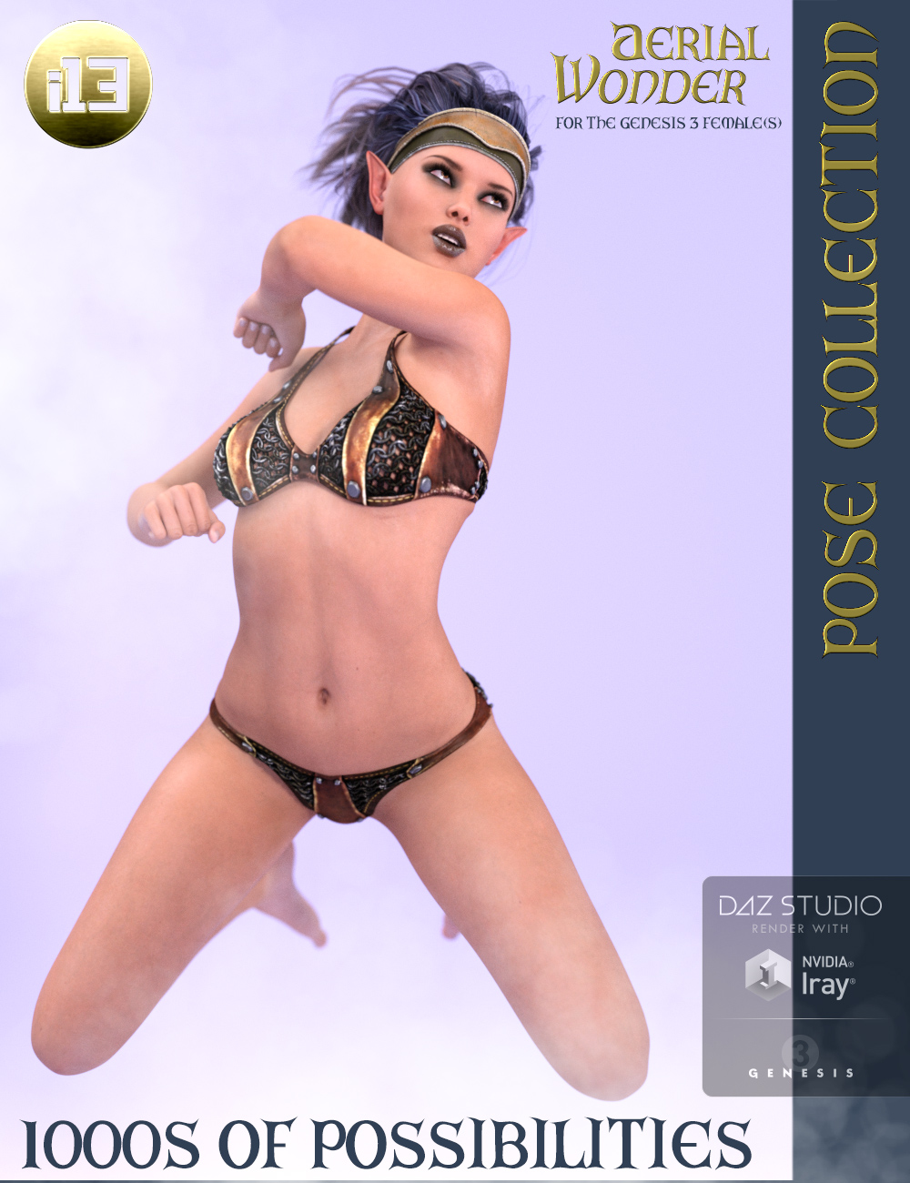 i13 Aerial Wonder for the Genesis 3 Female(s) by: ironman13, 3D Models by Daz 3D