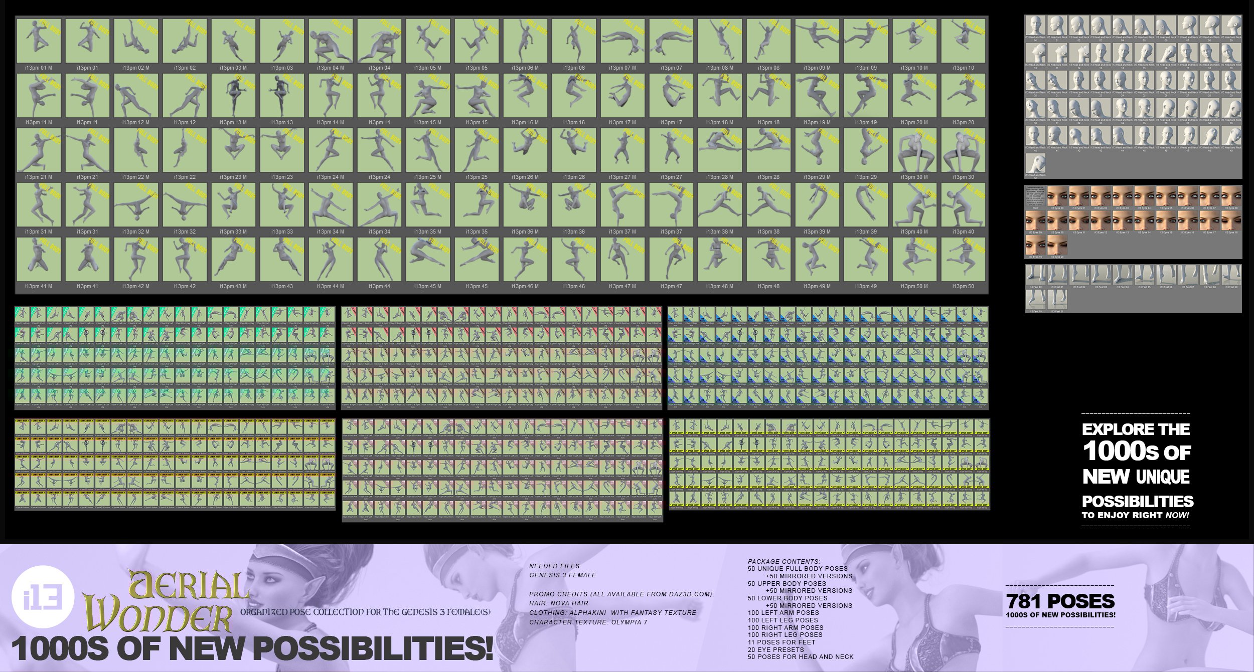 i13 Aerial Wonder for the Genesis 3 Female(s) i13 Aerial Wonder for the Genesis 3 Female(s) by: ironman13, 3D Models by Daz 3D