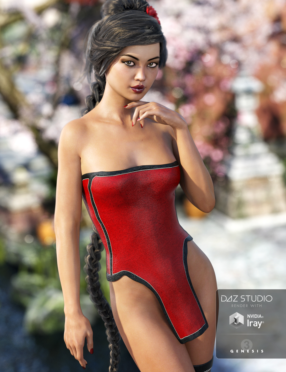 FWSA Cai HD for Mei Lin 7 by: Fred Winkler ArtSabby, 3D Models by Daz 3D