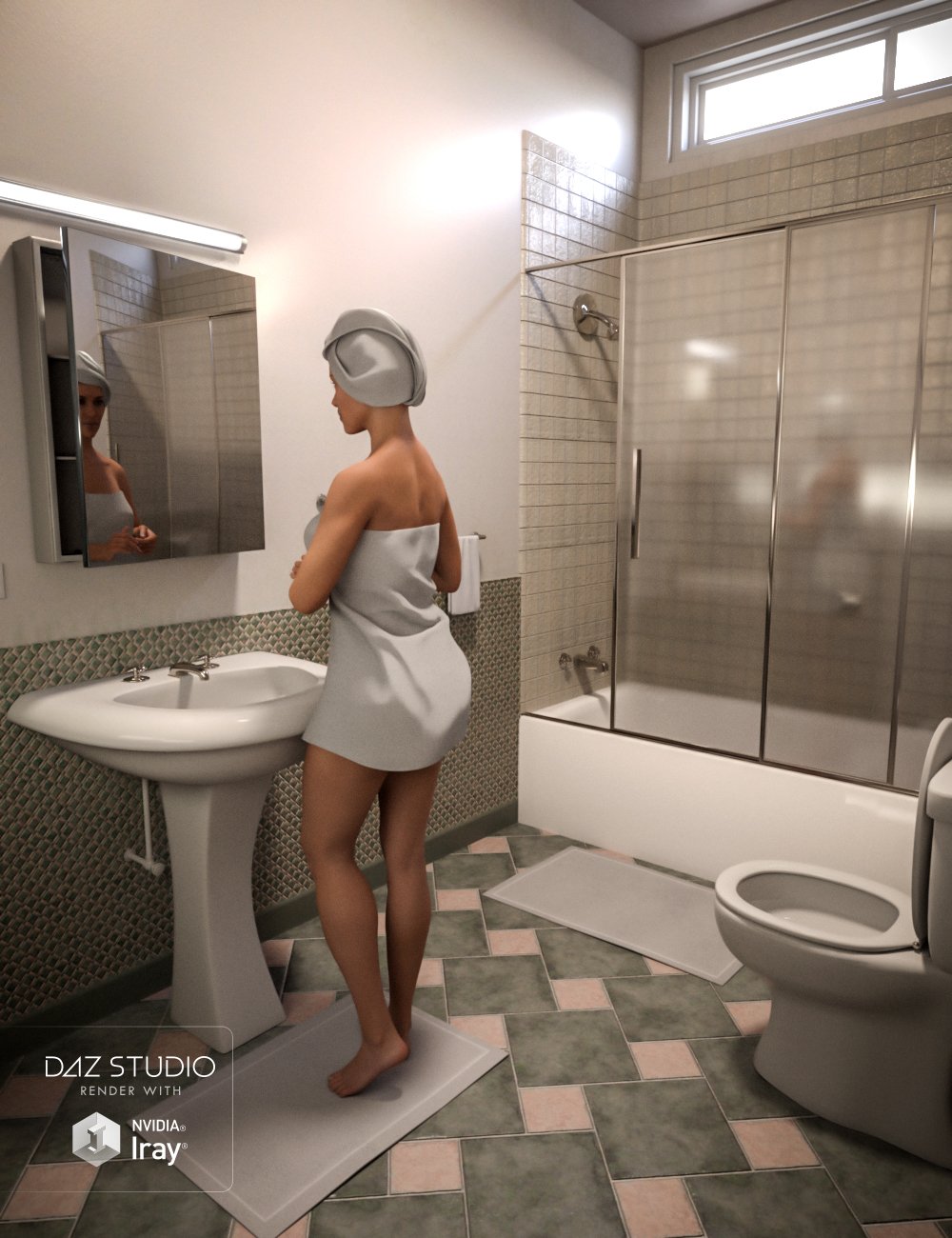 The Washroom by: , 3D Models by Daz 3D