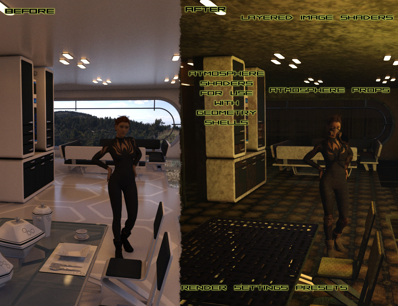 FSL Filthy Dirty Future Iray Shaders FSL Filthy Dirty Future Iray Shaders by: Fuseling, 3D Models by Daz 3D