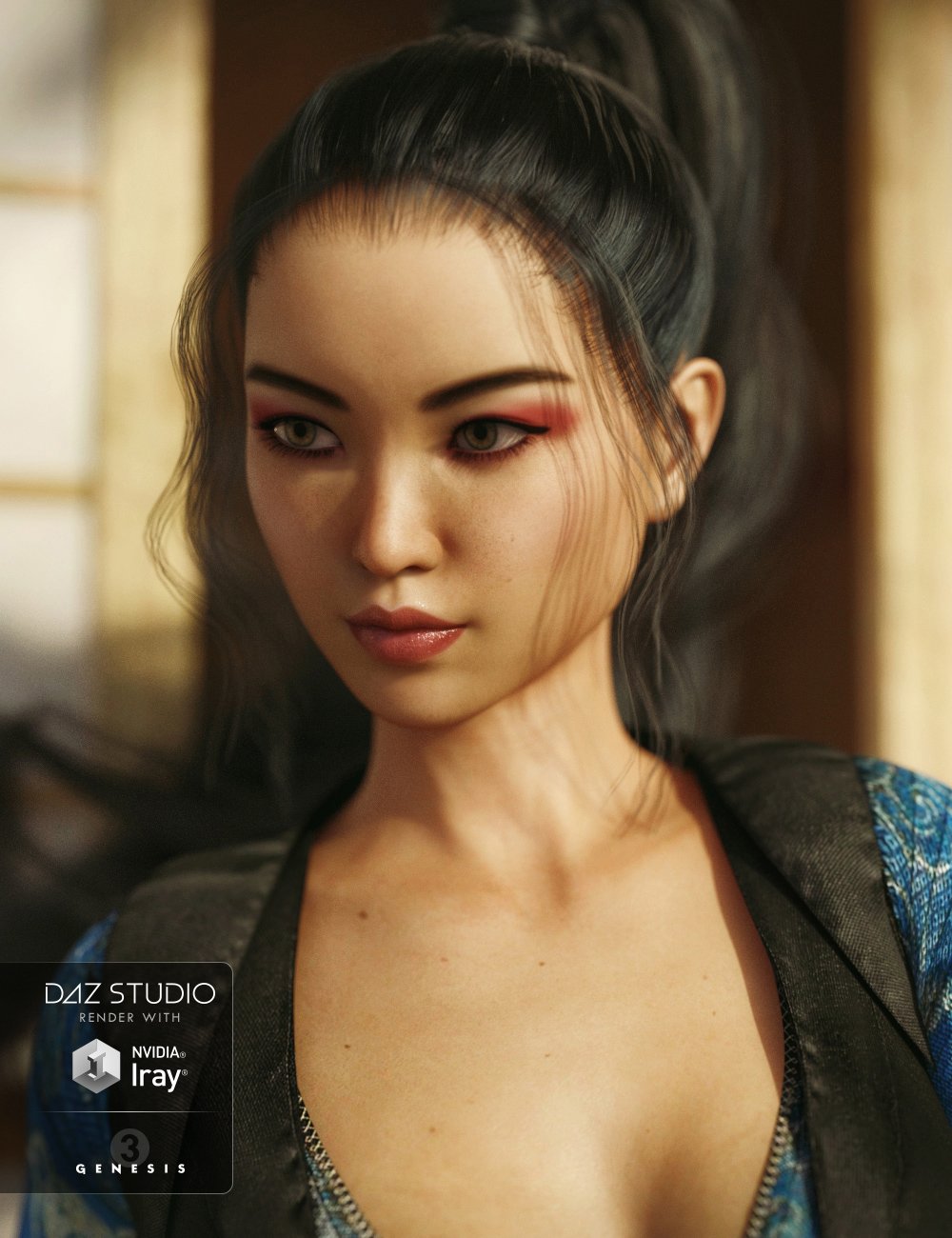 Kiaria for Mei Lin 7 by: 3DSublimeProductionsSabby, 3D Models by Daz 3D