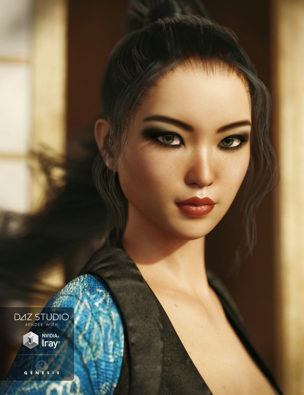 Kiaria for Mei Lin 7 by: 3DSublimeProductionsSabby, 3D Models by Daz 3D