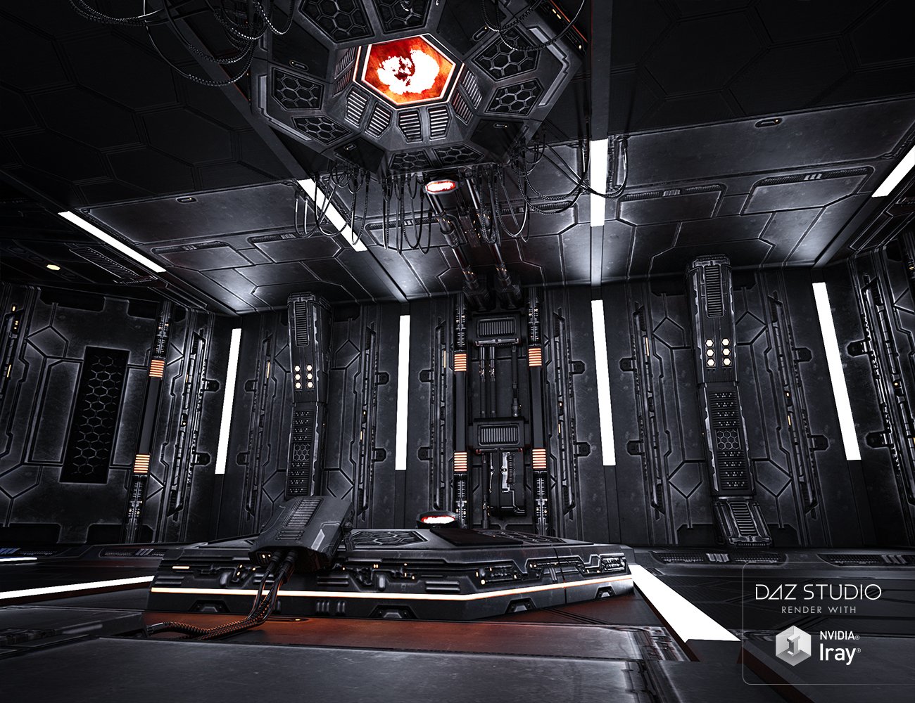 Marcoor Control Room Aged by: Ravnheart, 3D Models by Daz 3D