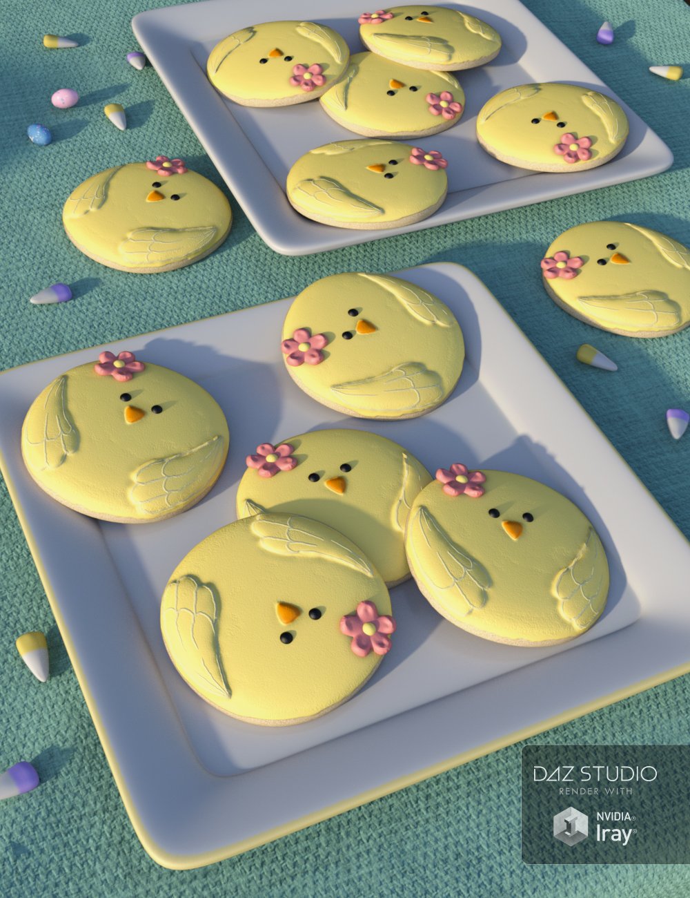 Hoppy Easter Treats Hoppy Easter Treats by: ARTCollab, 3D Models by Daz 3D