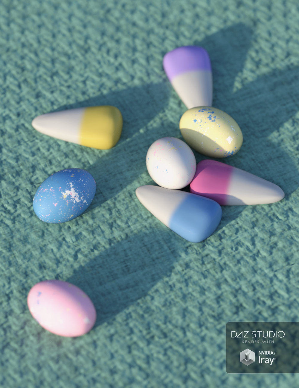 Hoppy Easter Treats by: ARTCollab, 3D Models by Daz 3D