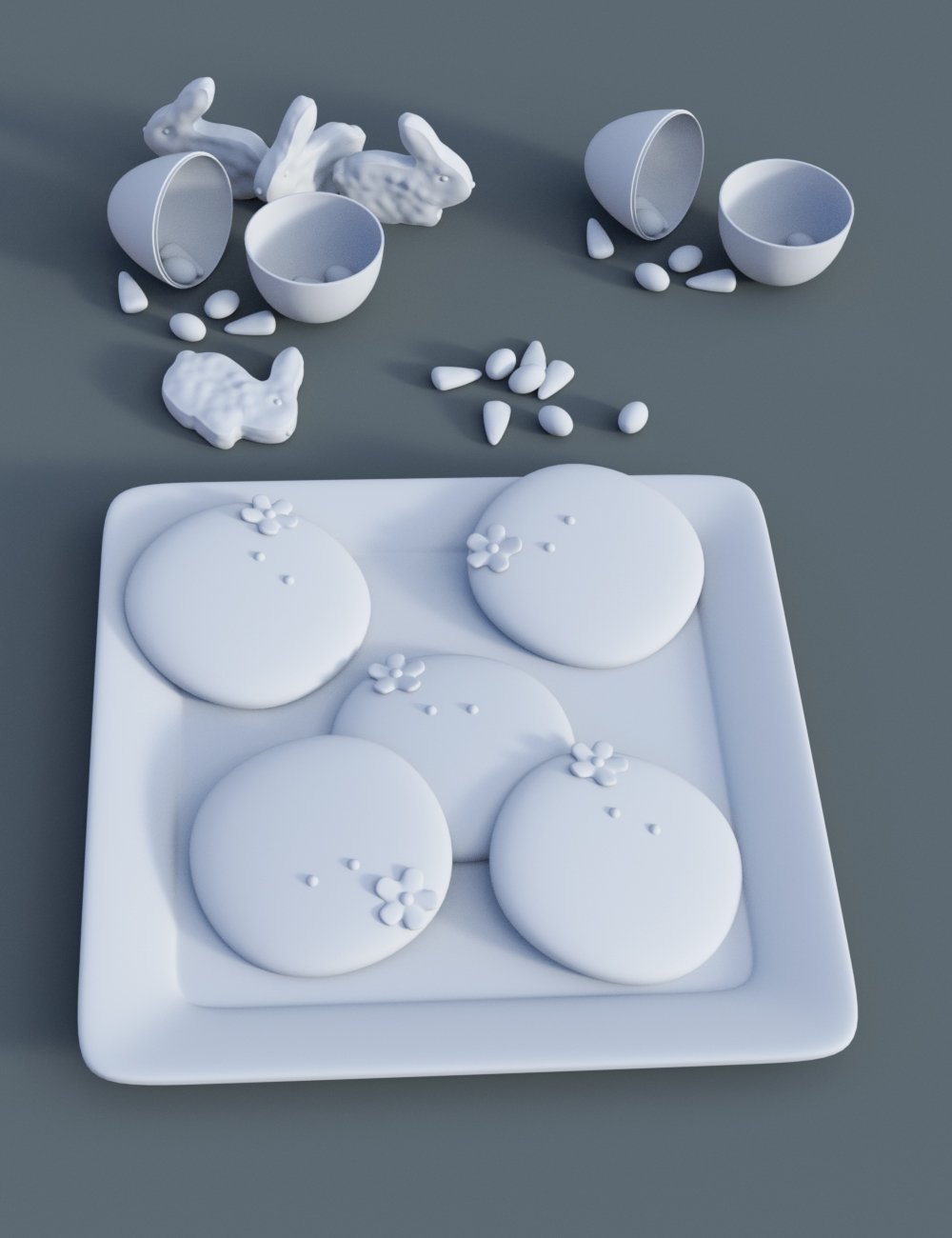 Hoppy Easter Treats Hoppy Easter Treats by: ARTCollab, 3D Models by Daz 3D
