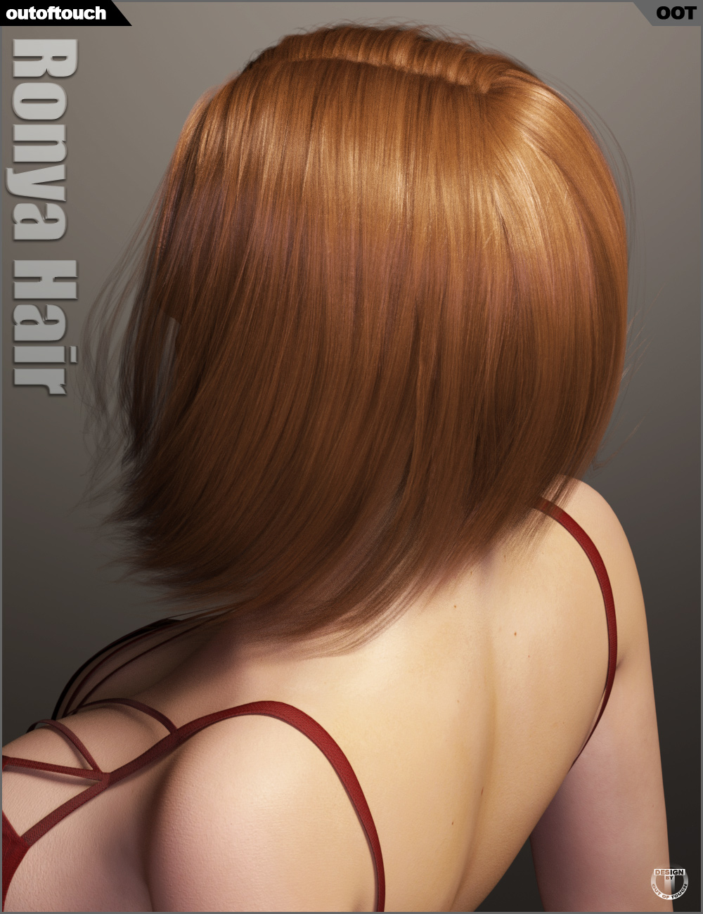 Ronya Hair by: outoftouch, 3D Models by Daz 3D